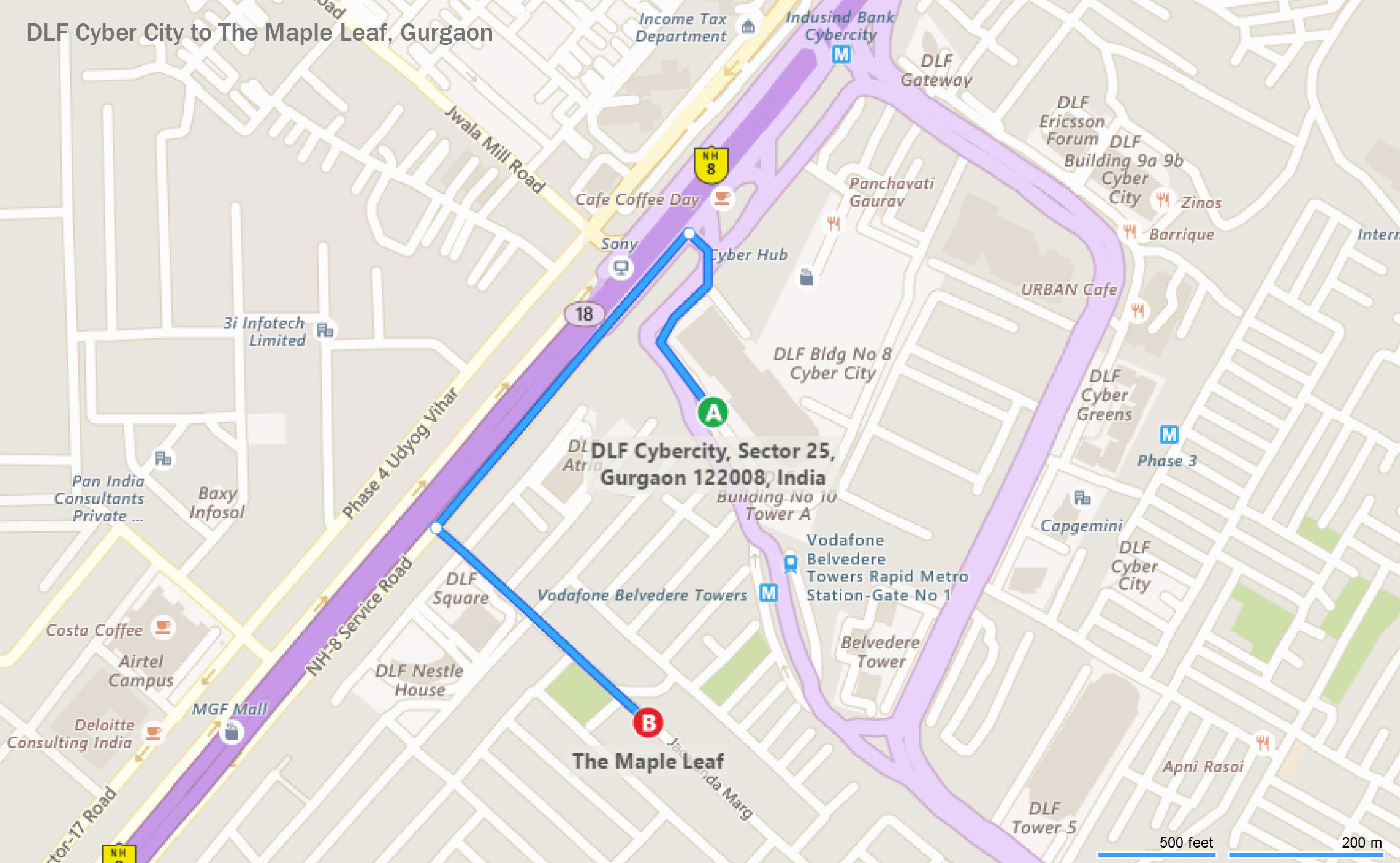 Budget Hotels near Google Alphabet Gurgaon